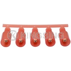 Nylon-Fully Insulated Male Bullet Receptacle（apply In Flexible Wire）