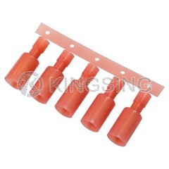 Nylon-Fully Insulated Male Bullet Receptacle（apply In Flexible Wire）