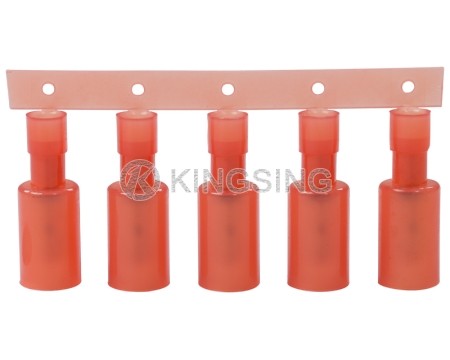 Nylon-Fully Insulated Male Bullet Receptacle（apply In Flexible Wire）